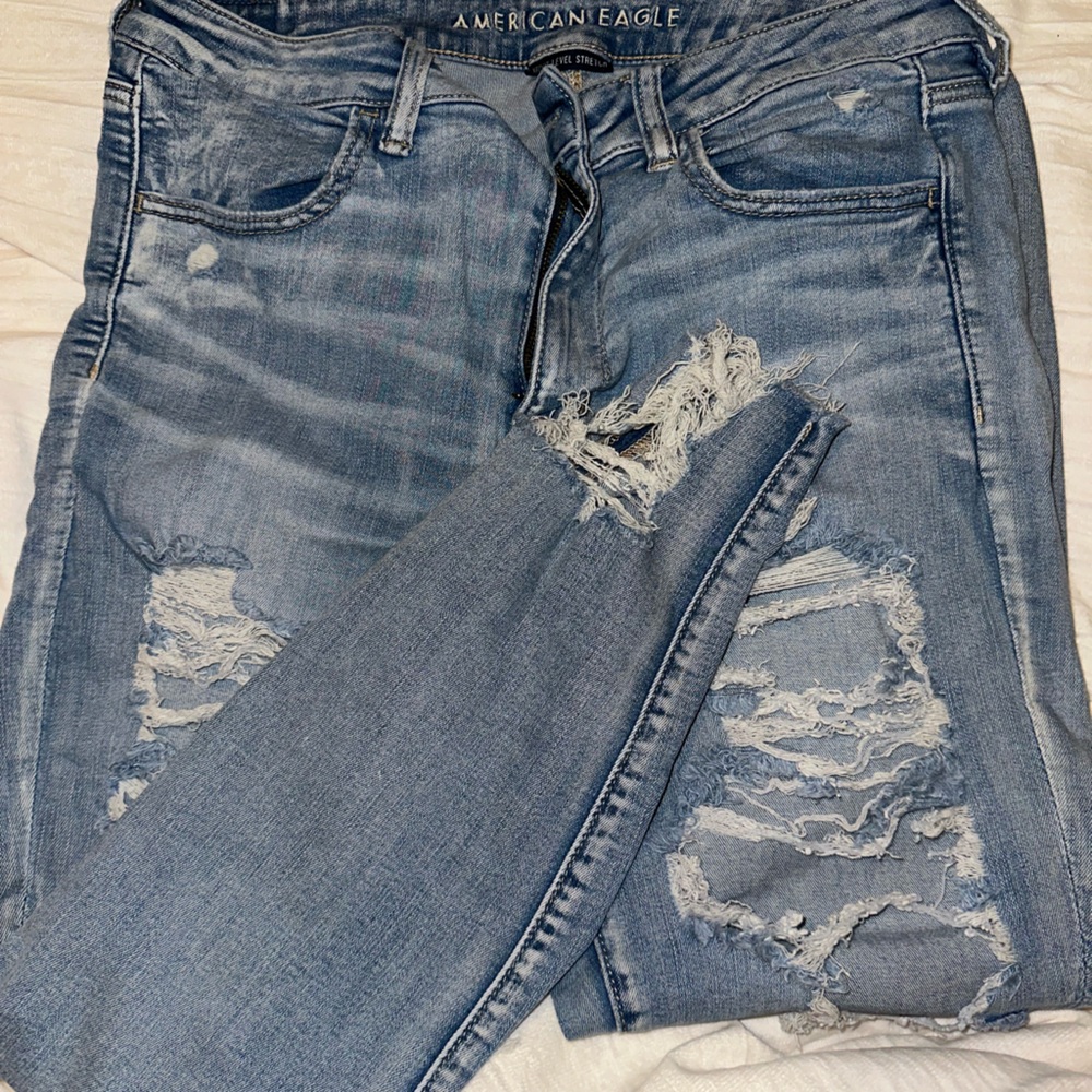 American eagle skinny leg next level stretch, size 14